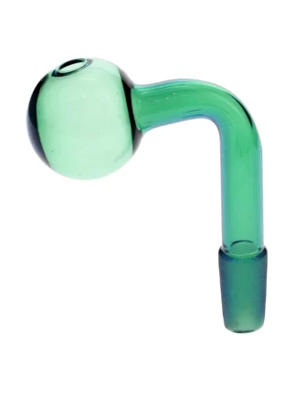 14MM Male Green Glass On Glass Oil Burner Adapter
