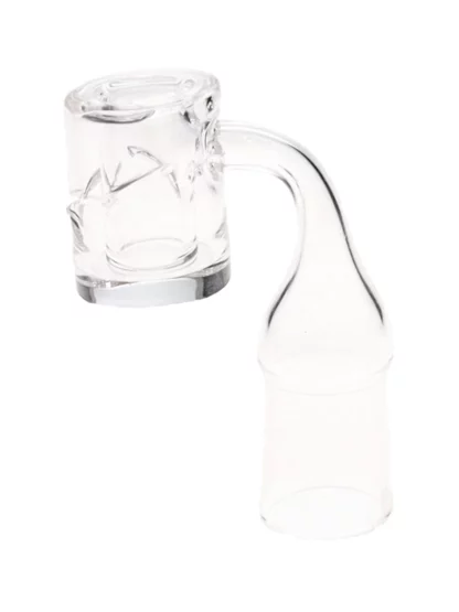 18MM To 2MM 90 Degree Female All Quartz Reactor Banger