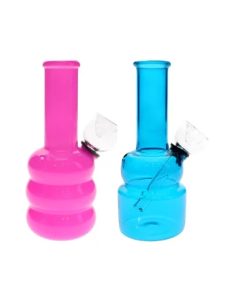 5 Transparent Double Globe Mini Water Pipe