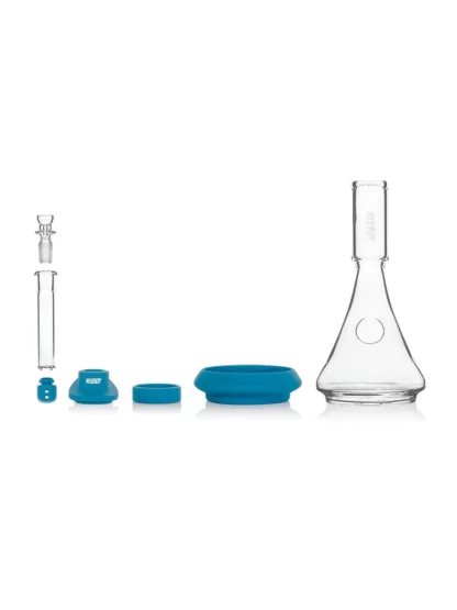 9 Grav Deco Beaker Silicone Water Pipe Open
