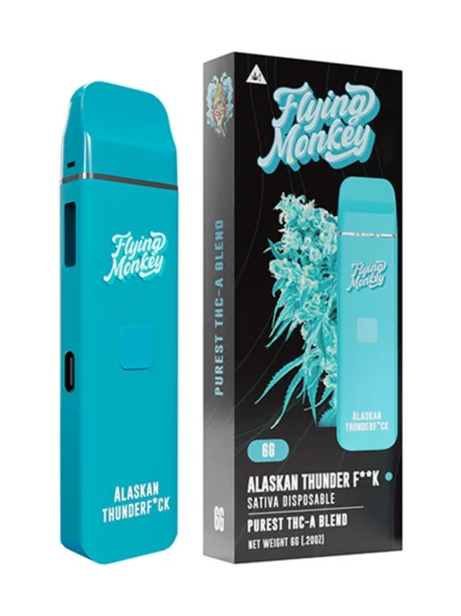 Alaskan Thunder Fck Flying Monkey Purest THC-A Blend Disposable 6G