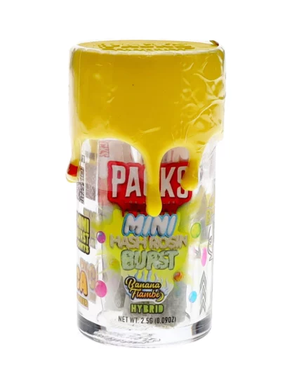 Banana Flambe Packs Mini Hash Rosin Burst THC-A Pre Rolls 2.5G
