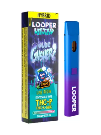 Blue Gusherz Looper Melted Series THCP-O+THC-A+HHC Disposable 2G