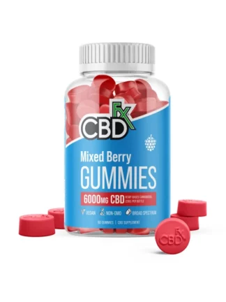 CBDfx Mixed Berry Gummies 6000mg
