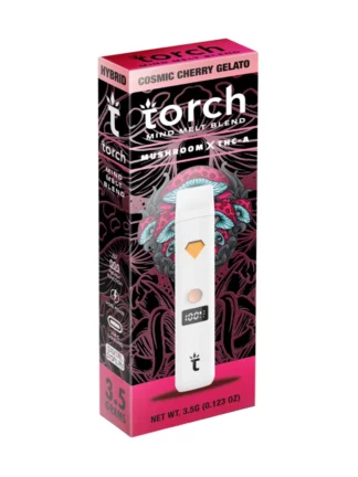 Cosmic Cherry Gelato Torch Mind Melt Mushroom x THC-A Blend White Series Vape 3.5G