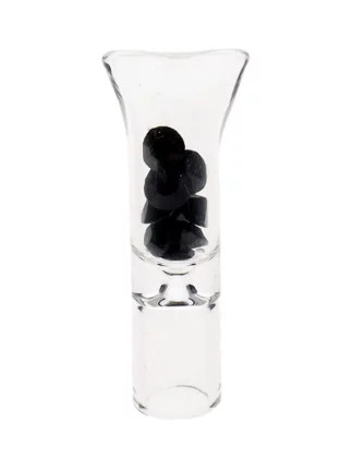 Diamond Glass Cigarette Holder Black