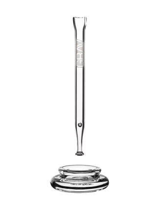 Grav Quartz Vape Straw With Dab Dish
