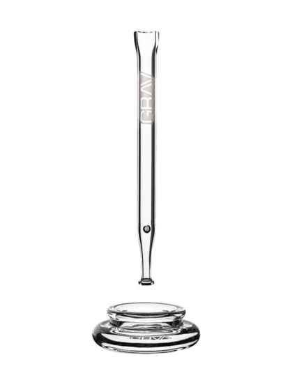 Grav Quartz Vape Straw With Dab Dish