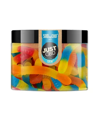 Just CBD Sugar Free Worm Gummies 500mg