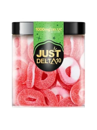 Just Delta 10 Watermelon Rings Gummies 1000mg