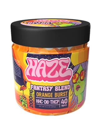 Orange Burst Fantasy Blend Haze Gummies 2000mg