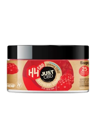Raspberry Just CBD H4-CBD Gummies 250mg