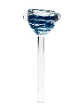 Steam Light Blue & White Glass Bowl