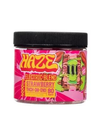 Strawberry Electric Blend Haze Gummies 4000mg