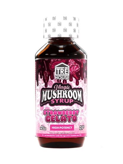 Strawberry Gelato Tre House Magic Mushroom Syrup 4oz