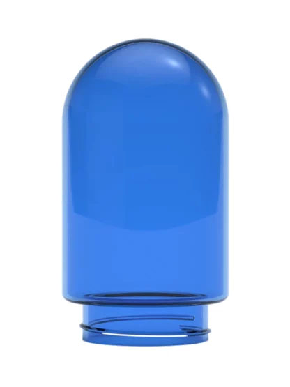 Stunderglass Single Glass Large Globe Blue