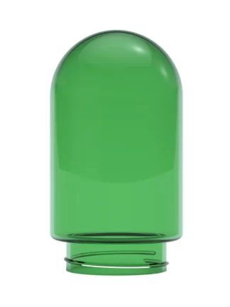 Stunderglass Single Glass Large Globe Green