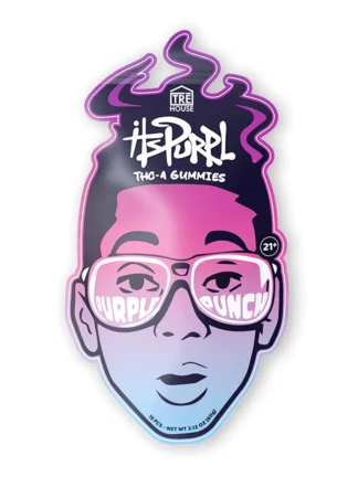 Purple Punch Tre House THC-A Gummies 15pcs