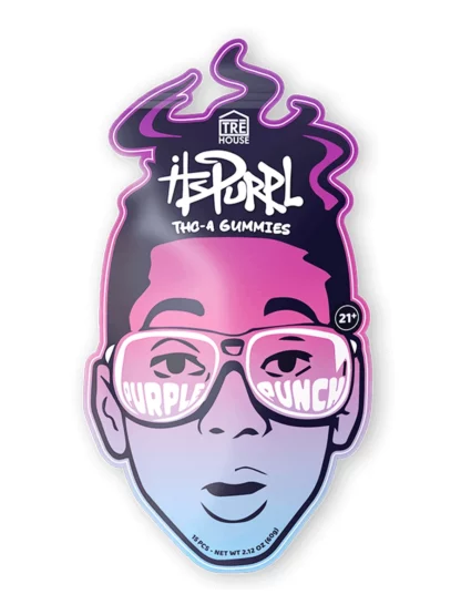 Purple Punch Tre House THC-A Gummies 15pcs