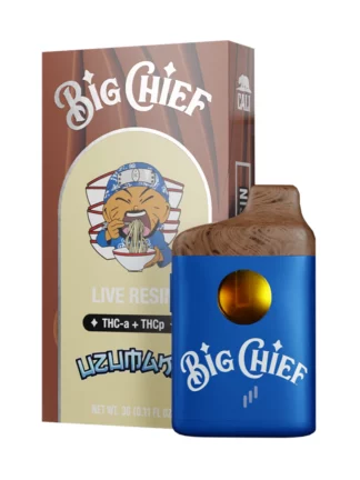 Uzumaki Big Chief Live Resin THC-A+THC-P Disposable Vape 3G