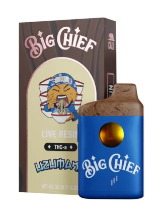 Uzumaki Big Chief Live Resin THC-a Disposable Vape 3G