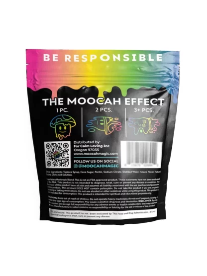 Watermelon Wave Moocah Mega Dose Mushroom Gummies 5ct Back