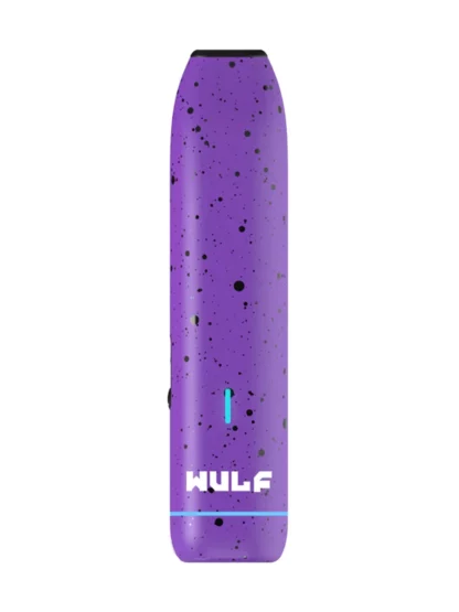 Wulf Mods LX Slim Portable Dry Herb Vaporizer Purple Black Spatter
