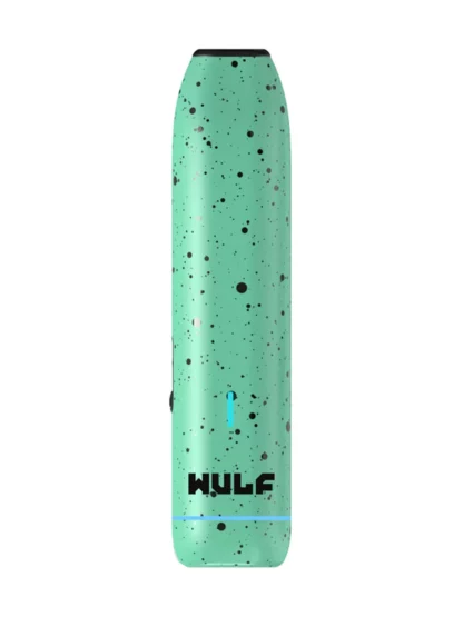 Wulf Mods LX Slim Portable Dry Herb Vaporizer Teal Black Spatter
