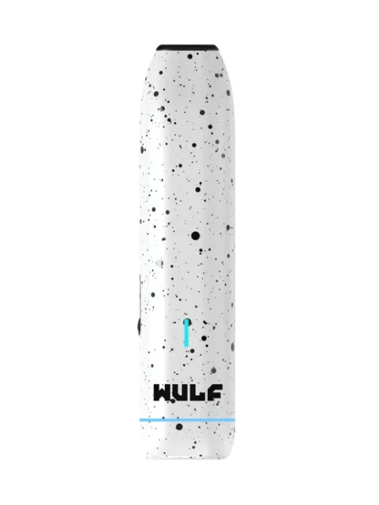 Wulf Mods LX Slim Portable Dry Herb Vaporizer White Black Spatter