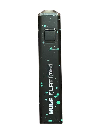 Yocan Wulf Flat Mini Dab Pen Battery Black Green Splatter