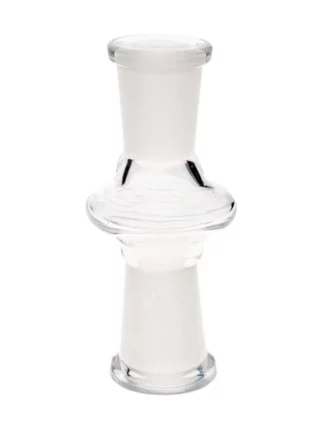 10MM Female to 10MM Female Clear Glass Adaptor
