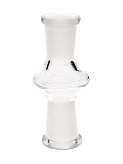 10MM Female to 10MM Female Clear Glass Adaptor