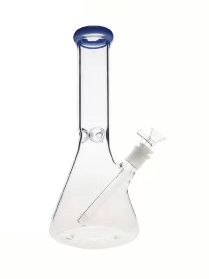 12 Beaker Base Water Pip Milk Blue
