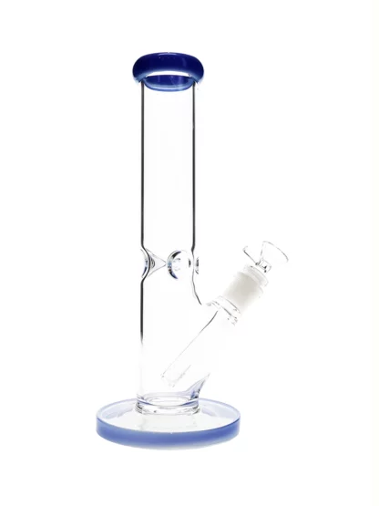 12 Straight Tube Water Pipe Milk Blue