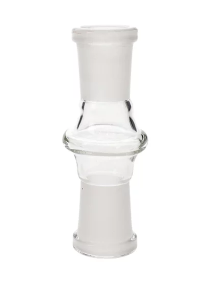 14MM Female to 14MM Female Clear Glass Adaptor