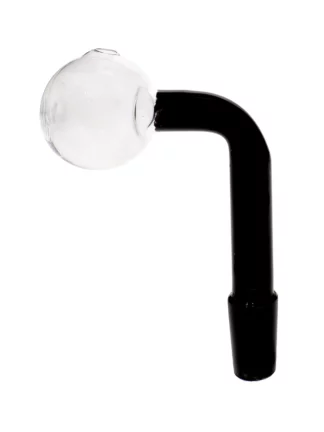 14MM Male Black Glass On Glass Oil Burner Adapter