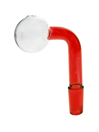 14MM Male Red Glass On Glass Oil Burner Adapter