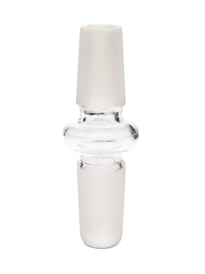 14MM Male to 14MM Male Clear Glass Adaptor