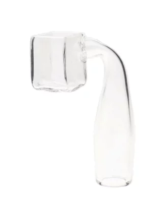 18MM Male All Quartz Cube Clear Banger By Got Nail