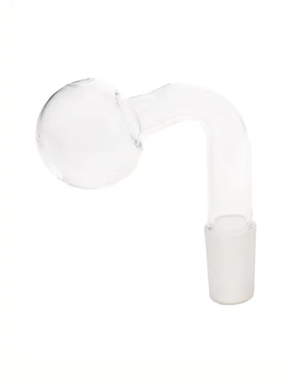 18MM Male Clear Glass On Glass Oil Burner Adapter