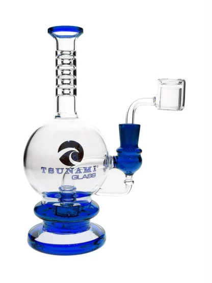 8" Tsunami Concentrate Rig Showerhead Water Pipe