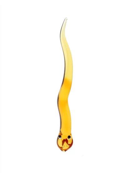 Amber Snake Glass Dabber