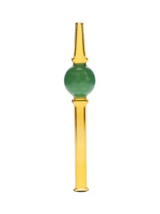 Amber with Green Ball Nectar Collector