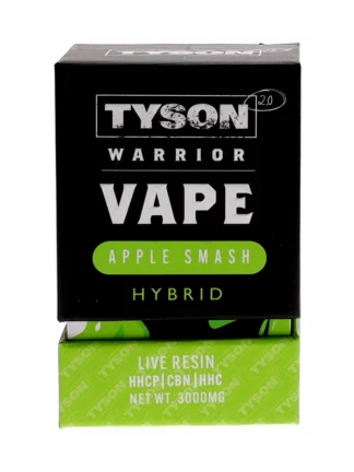 Apple Smash Tyson 2.0 Warrior Live Resin Disposable 3G