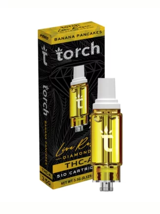Banana Pancakes Torch THC-A Live Resin Diamonds 510 Cartridge 3.5G