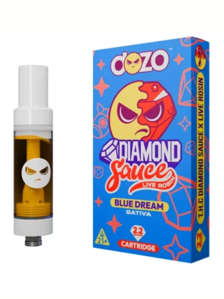 Blue Dream Dozo Diamond Sauce Live Rosin Cartridge 2.2G