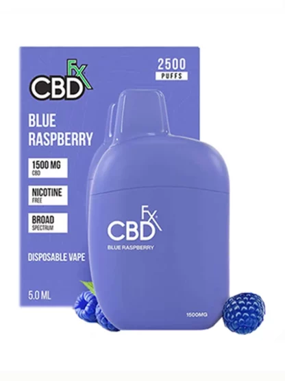 Blue Raspberry CBDfx Vape Pen 1500MG