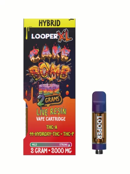 Cake Bomb Looper XL Lifted Series THC-A+11-hydroxy-THC+THC-P Vape 2G