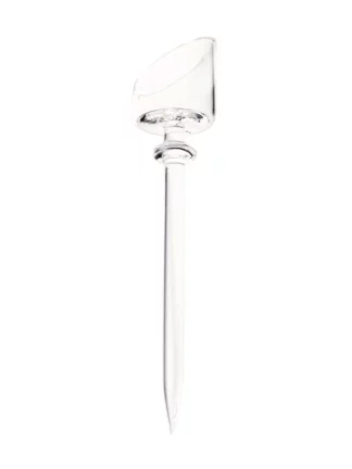 Clear Quartz Banger Carb Cap With Long Top Handle