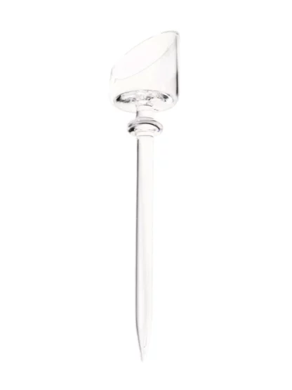 Clear Quartz Banger Carb Cap With Long Top Handle